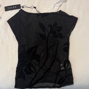 Motel Rocks Nova Unlined Top Orchids